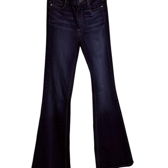 Paige Women's Blue  Flared Jeans, zipper fly, size 27 - Picture 5 of 11